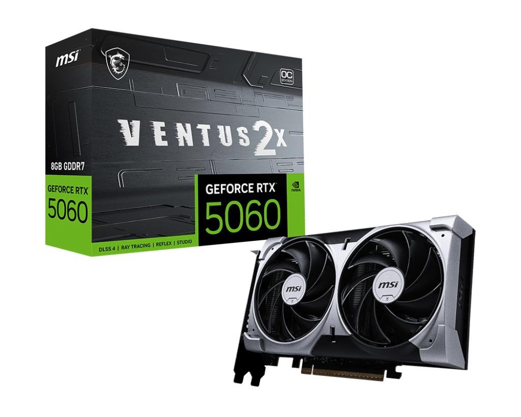 332b725d-b000-4ca6-bb41-4ee998d14ff2 MSI Rtx5060 Ventus 2X OC Dual 8GB - Image 1