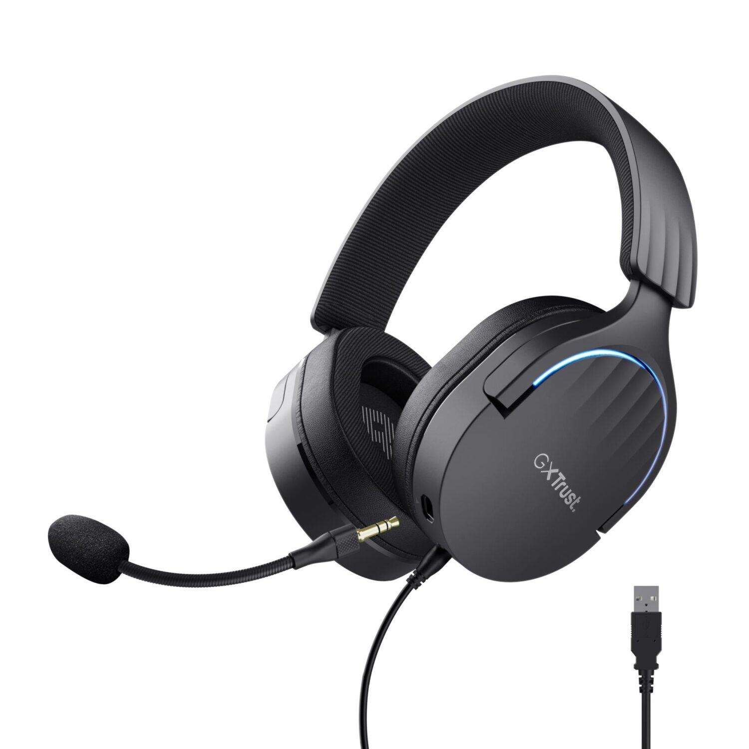 44cb3ddf-1fa1-46b5-b734-497b8ce05689 Trust GXT 490 FAYZO 7.1 USB-gamingheadset. - Image 1
