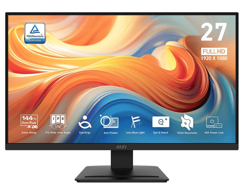 58a2317e-9f4b-471b-b6a9-ed2d79250f2b LCD Monitor|MSI|PRO MP273L E14|27"|Business|Panel IPS|1920x1080|16:9|144 Hz|4 ms|PROMP273LE14 - Image 1