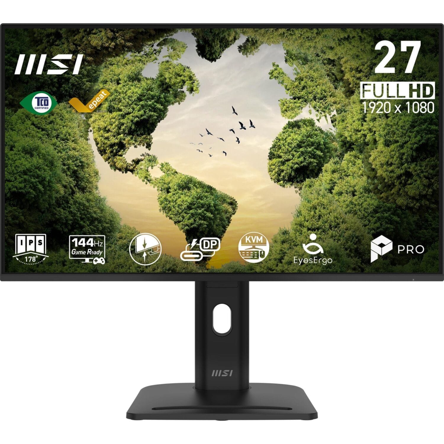 5f9f05a3-b13b-4cab-af0c-8132d59411f8 LCD Monitor|MSI|27 "|1920 x 1080 pixels|Full HD|Native aspect ratio 16:9|LCD|Flat|PROMP275PHGNE14 - Image 1