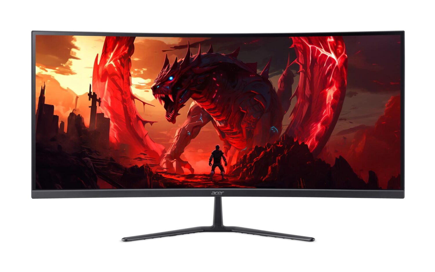 73f02c3d-9f42-4fba-8725-9311fcaf4e73 LCD Monitor ACER 34 " 3440 x 1440 UltraWide Quad HD Curved UM.CE0EE.009 - Image 1