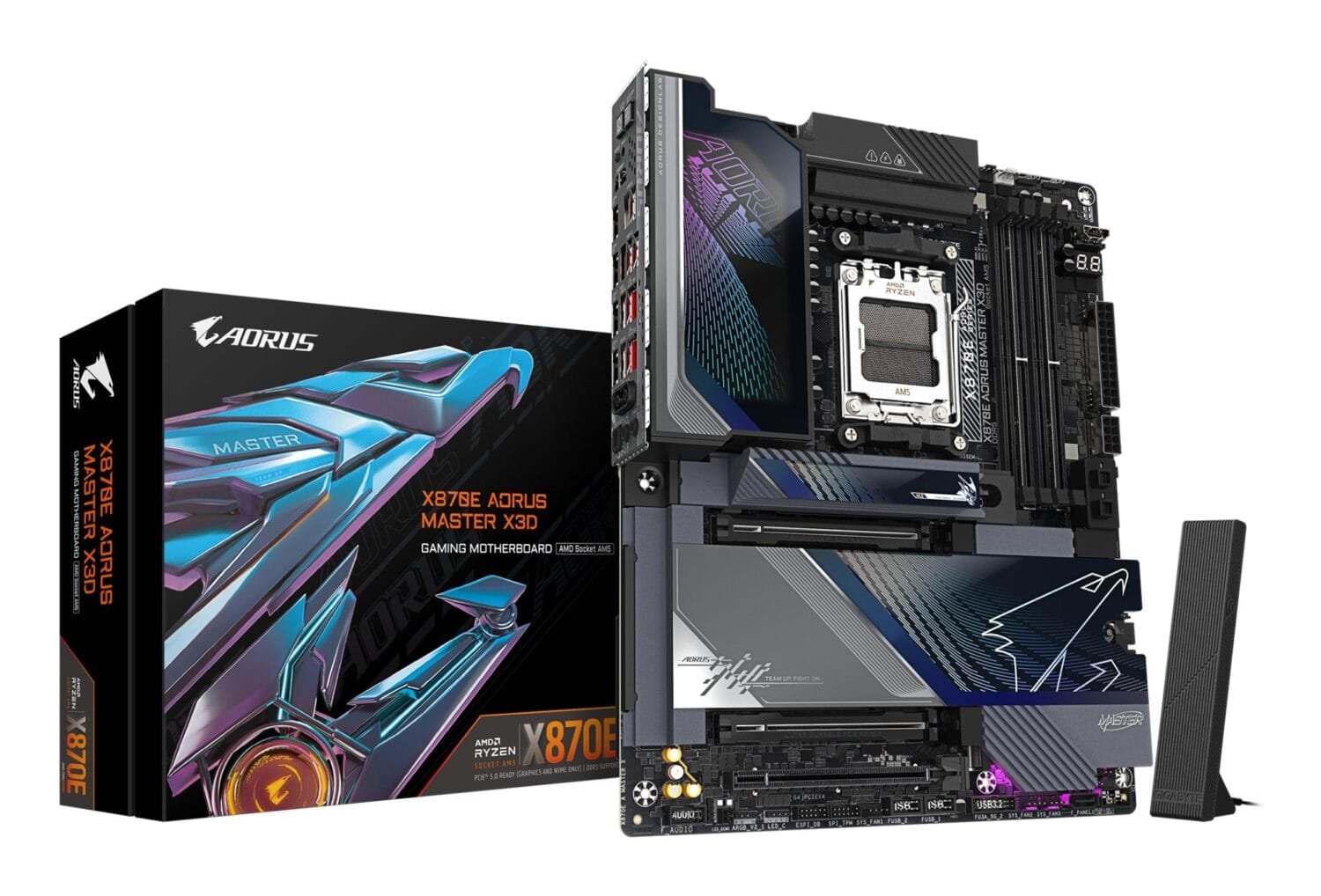 8cff62d9-eacd-48b5-b6f1-763d8ee2cf08 GIGABYTE X870 E AORUS MASTER X3D - Image 1