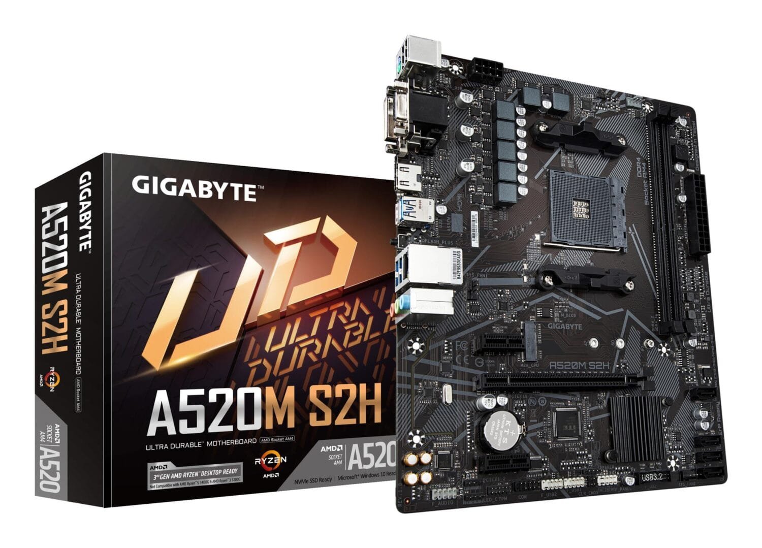 9e32bce9-8cfe-432b-a04b-f40f45d481b9 GIGABYTE A520M S2H 1.3 - Image 1