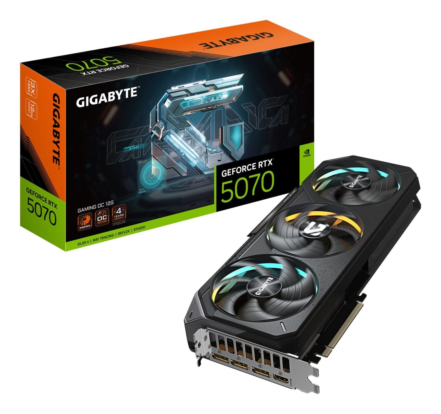 b0dad30f-2d4f-49e2-a047-49661f681e92 Gigabyte GeForce RTX 5070 Gaming OC 12GB - Image 1