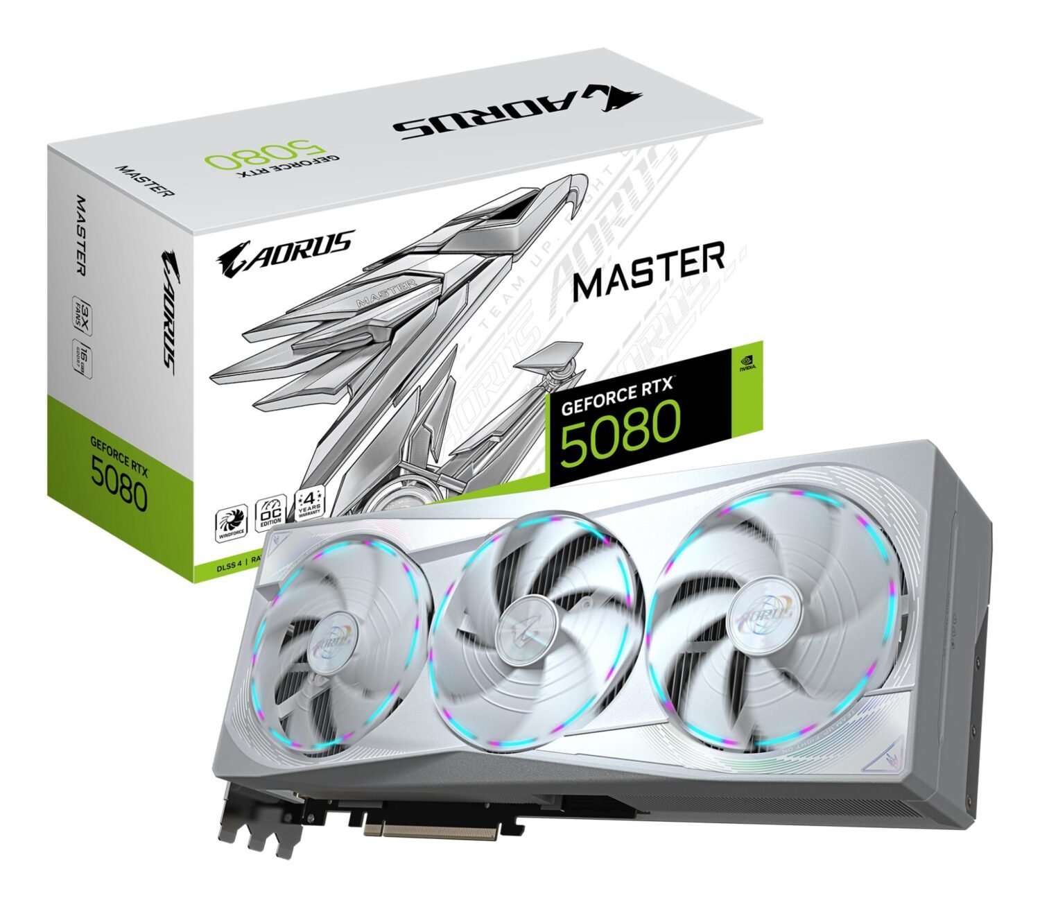 d821ad11-8f56-47b1-bdb6-c555bb45fa2d Gigabyte Aorus GeForce RTX 5080 Master Ice 16GB - Image 1